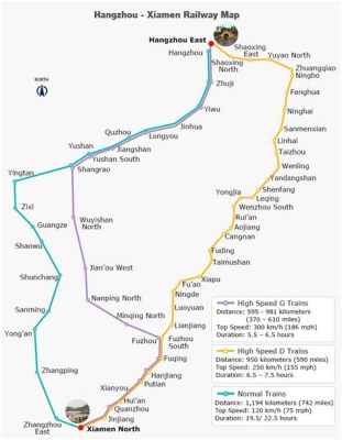 杭州到廈門高鐵多久：從速度與路徑探討兩地交通的發展